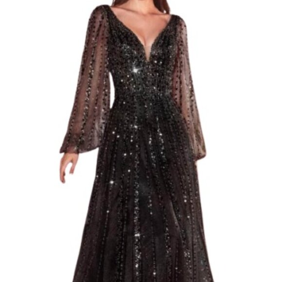 Ladivine Dresses & Skirts - NWT Ladivine CD0240 Mother of the Bride Dress Black Size 20
